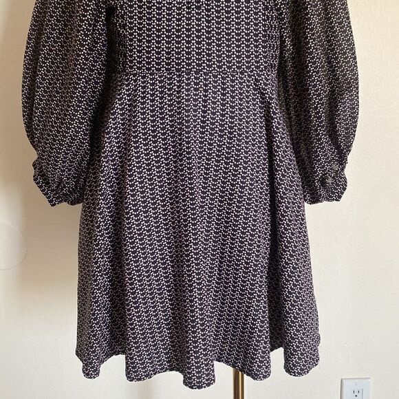 Anthropologie Maeve Navy Polka Dot Nilaya Dress Size Small - Picture 5 of 13